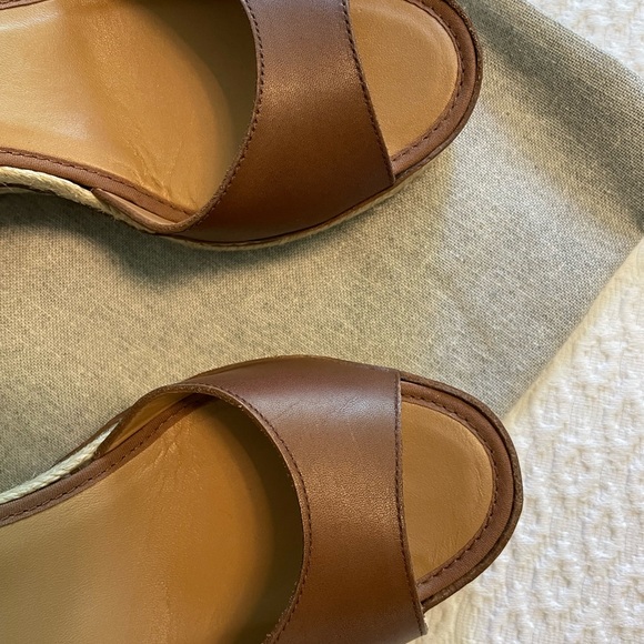 Aquatalia Leena Caramel espadrilles size 9/39 - Picture 7 of 12